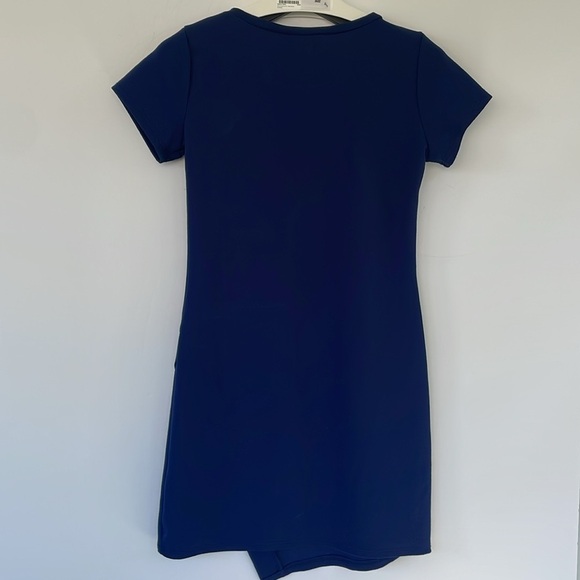 Pink Rose Blue Casual Sheath Dress Medium - Picture 7 of 12